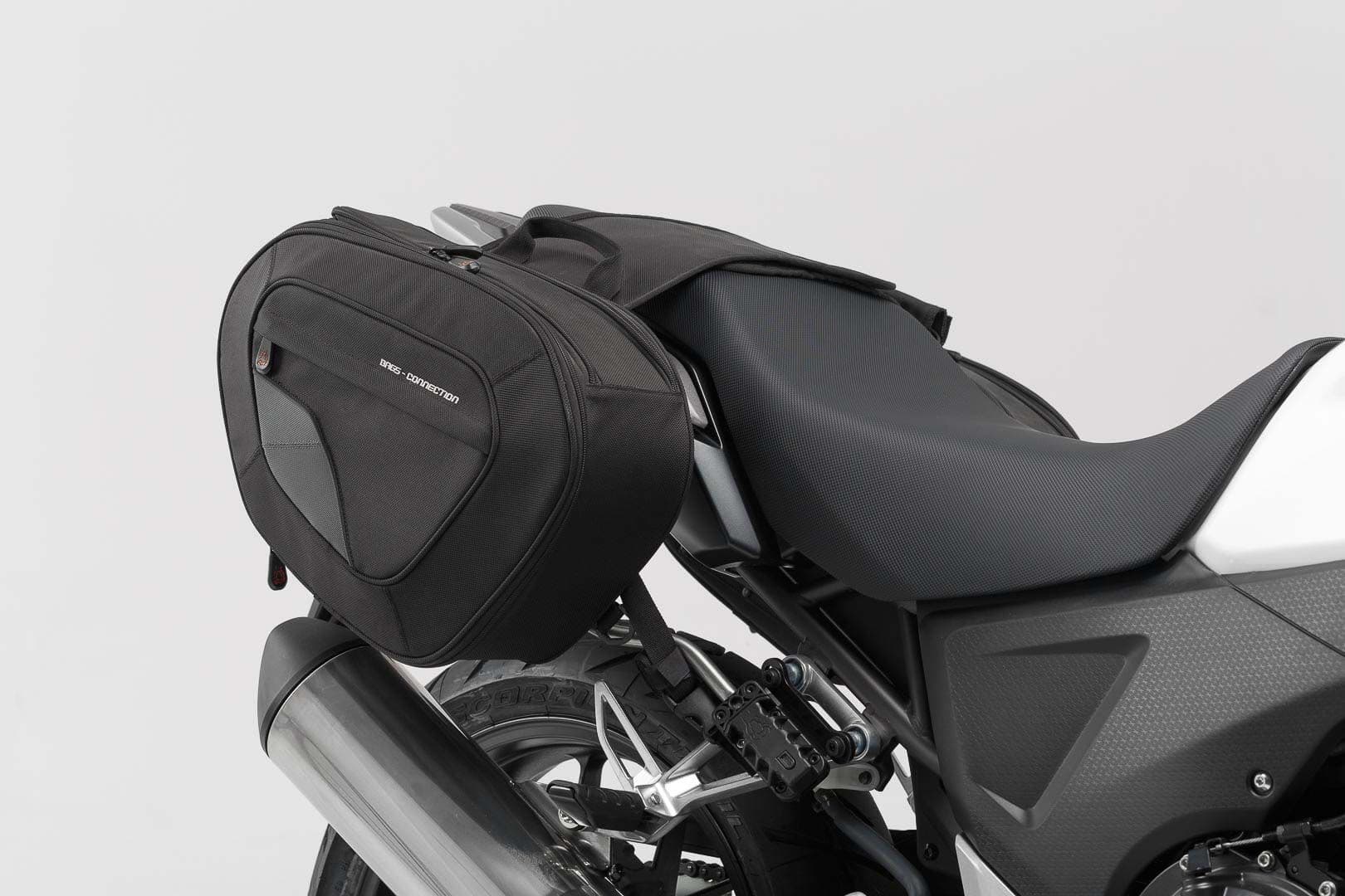 BLAZE saddlebag set Black/Grey Honda CB500X 13- BC HTA 01 740 10901/B
