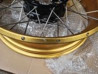 BMW Gold Cross Spoke Rim Rear 36317923196 *