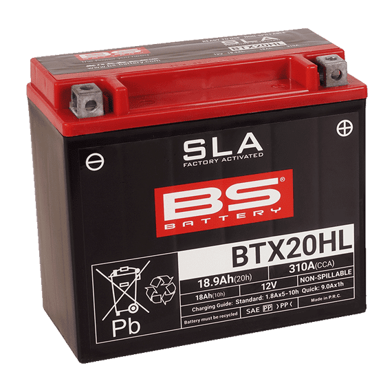 BS BTX20HL SLA Battery