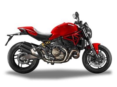 Ducati 821 Monster, Dark, Stripe 14-17