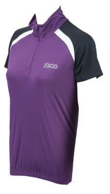 Eigo Helena Ladies Sports short sleeve jersey aubergine/white *