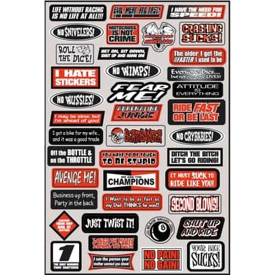 Factory Effex Decal kit Fun Phrases