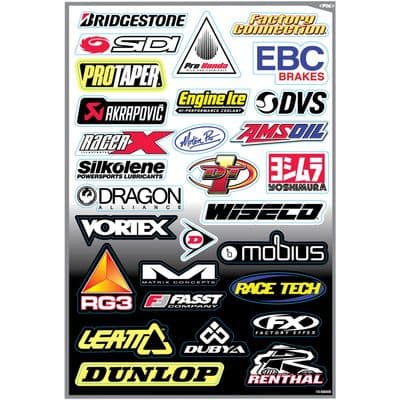 Factory Effex Decal kit Sponsor D