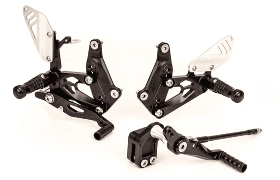 Gilles Honda CB500 CBR500 Rearset Factor-X Black FXR-H04-B