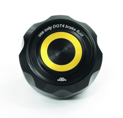 Gilles Kawasaki Z900 Z1000 ZX-10R Brake Fluid Reservoir Cover Black/Multi BRC-05-B