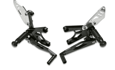 Gilles Kawasaki ZX10R Rearset Factor-X Black FXR-K03-P-B