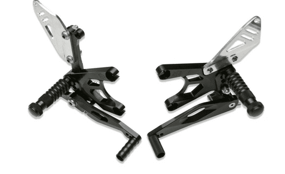 Gilles Kawasaki ZX10R Rearset Factor-X Black FXR-K03-P-B