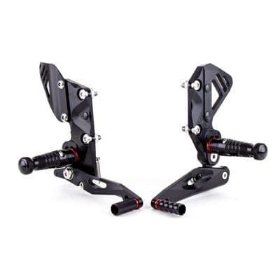 Gilles Triumph Speed Triple Rearset Factor-X Black FXR-T01-B