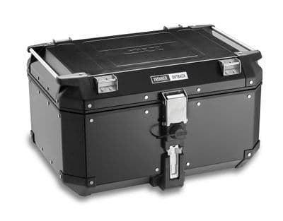 Givi Trekker Outback Aluminium Top Box 58L Black Finish OBKN58B