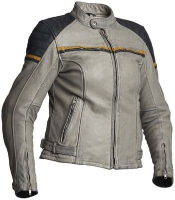 Halvarssons Eagle Ladies Leather Jacket Black/Grey
