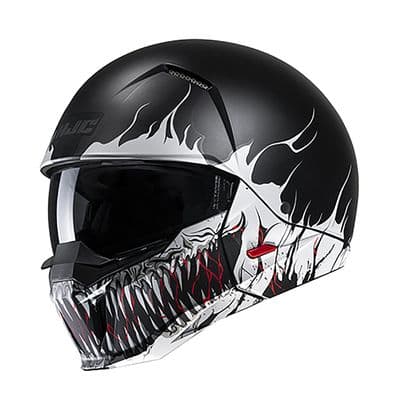 HJC i20 Street Half-Helmet Scraw Black