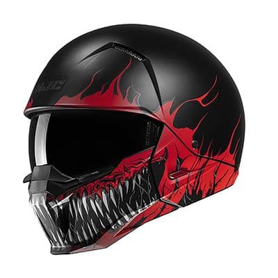HJC i20 Street Half-Helmet Scraw Red