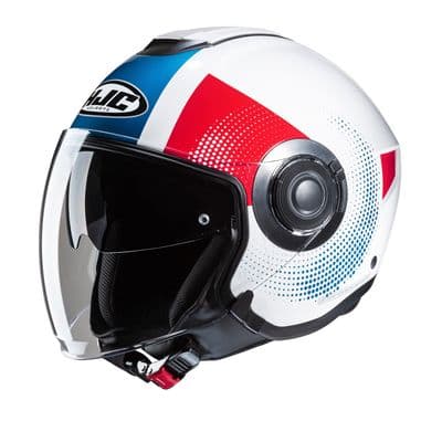 HJC i40N Openface Pyle White/Blue/Red