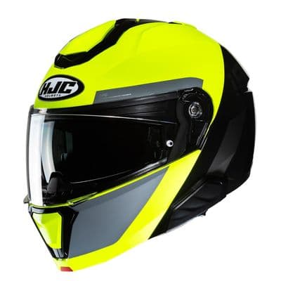 HJC i91 Flip Front Bina Yellow
