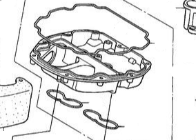 Honda Air filter cleaner case CBR600F 17221-MBW-D21 *