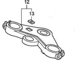 Honda CBR125 Bridge Comp 53300-KTY-D30 *