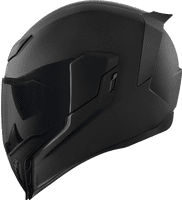Icon Airflite Helmet Dark Mat Black *incl Dark Visor