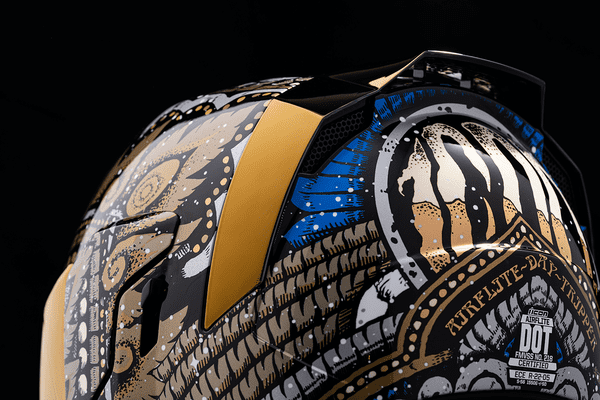 Icon Airflite Helmet Daytripper incl RST Bronze Visor - Main Image