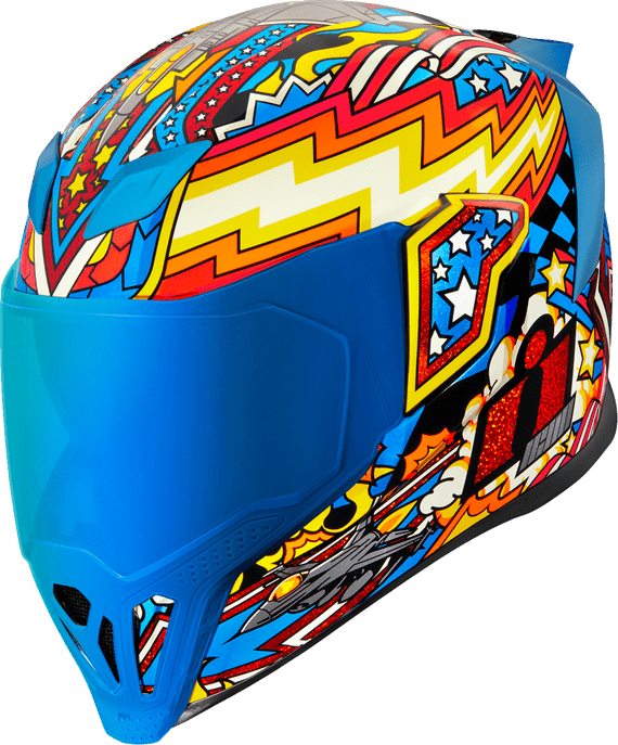 Icon Airflite Helmet Flyboy *incl RST Blue Visor