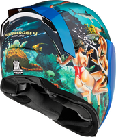 Icon Airflite Helmet Pleasuredome4 *incl RST Blue Visor