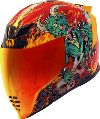 Icon Airflite MIPS Helmet Blegh *incl RST Sunset Visor