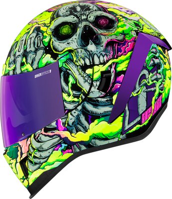 Icon Airform Helmet Hippy Dippy *incl RST Purple Visor