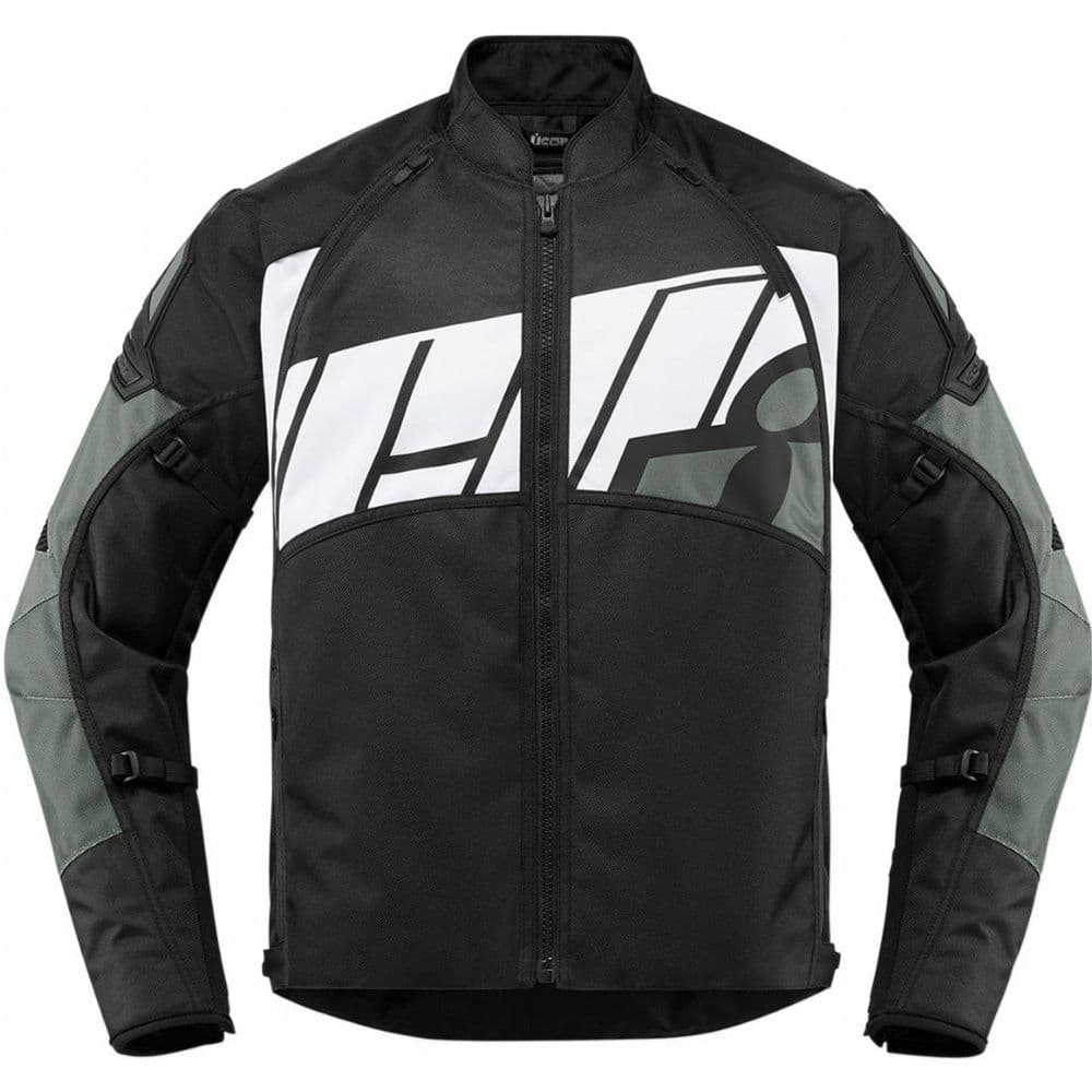 Icon Automag2 Textile Jacket Grey