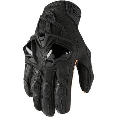 Icon Hypersport Short Gloves Black