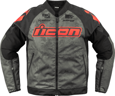 Icon Overlord3 Magnacross Textile Jacket Grey