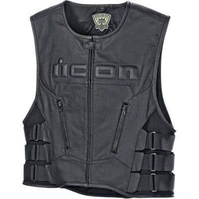 Icon Regulator D30 Leather Vest