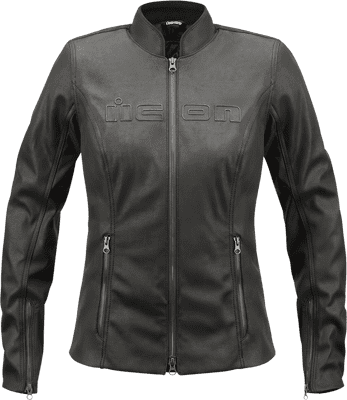 Icon Tuscadero2 Ladies Leather Jacket Black