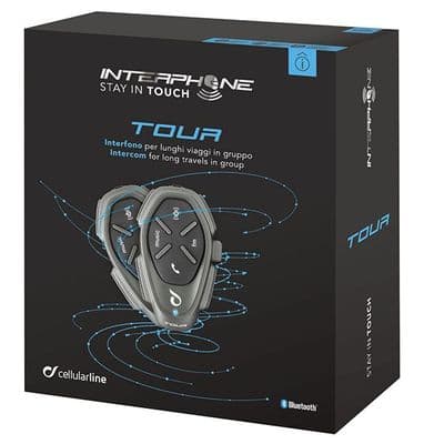 Interphone Tour Bluetooth Headset Twin Pack
