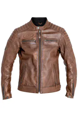 John Doe Dexter AAA Leather Jacket Brown