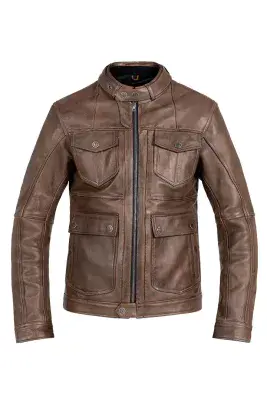 John Doe Drifter AAA Leather Jacket Brown