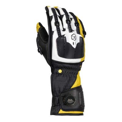 Knox Handroid MK5 Gloves Black/White/Yellow