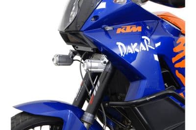 Light mounts Black. KTM LC8 950 / 990 Adventure. NSW.04.004.10001/B