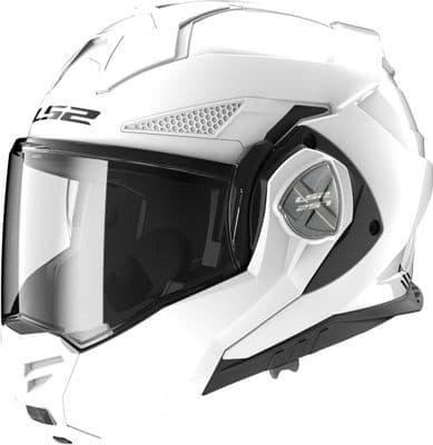 LS2 FF901 AdvantX 180º Flip Gloss White *includes Rucksack Helmet bag & Dark Visor
