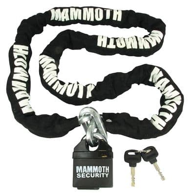 Mammoth 10mm Square Lock & Chain LOCMAM