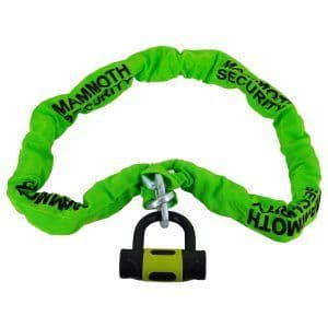 Mammoth 10mm x 1.5M Square Chain & D-Lock LOCM023