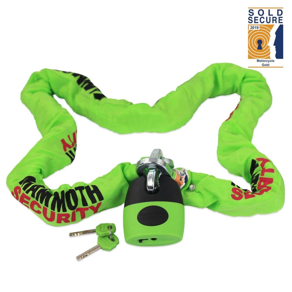 Mammoth Sold Secure Gold Approved 12mm x 8m Square Chain With