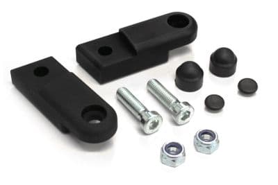 Mirror extension Hinge II. Black. Honda NT 650 V. SVL.01.501.110