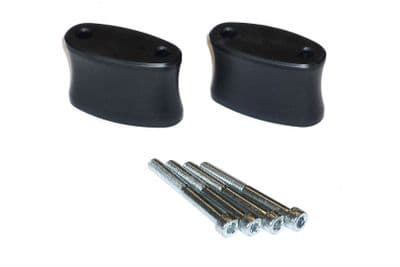 Mirror extension Profile. Black.  Honda Deauville NTV700. (06-). SVL.01.501.11100/B