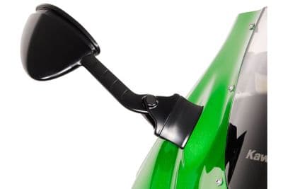 Mirror extension Profile. Black. Kawasaki ZZR1400. (05-). SVL.08.501.11100/B