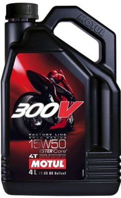 Motul 300V Racing Fully Synthetic 15W50 4L