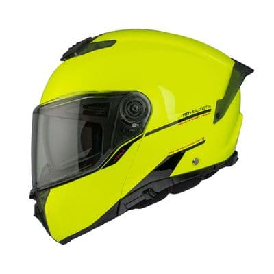 MT Atom2 Flip-up Helmet Gloss Fluo Yellow