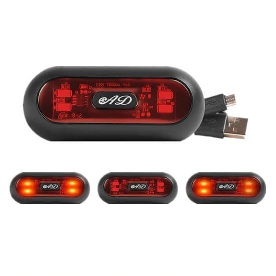 Nitro Rechargeable USB Helmet Warning LED Light