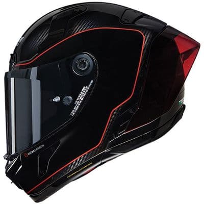 Nolan X-804 RS Ultra Carbon Asso Di Picche Rosso 342 *Incl Silver Visor