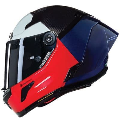 Nolan X-804 RS Ultra Carbon Blocco Red/White/Blue 348 *Incl Silver Visor
