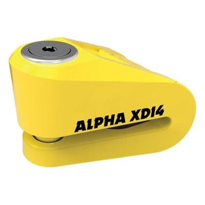 Oxford Alpha XD14 Disc Lock 14mm Yellow LK276