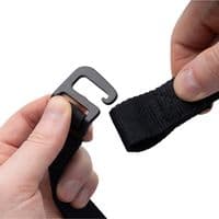 Oxford Atlas G-Hook 17mm x 2.0M Black (Pair) OX303